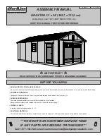 Предварительный просмотр 3 страницы Yardline BRAXTON Assembly Manual