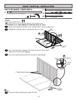 Preview for 29 page of Yardline OAKRIDGE 8 x 12 Assembly Manual