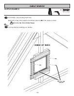 Preview for 72 page of Yardline OAKRIDGE 8 x 12 Assembly Manual