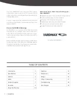 Предварительный просмотр 2 страницы YARDMAX YC0850 Operator'S Manual