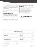 Предварительный просмотр 2 страницы YARDMAX YD8203 Operator'S Manual