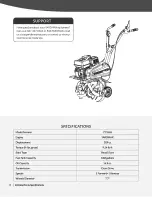 Preview for 4 page of YARDMAX YT5565 Operator'S Manual