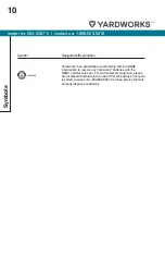 Preview for 10 page of Yardworks 054-0367-0 Instruction Manual