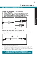 Preview for 13 page of Yardworks 054-0367-0 Instruction Manual