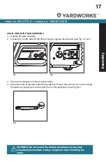 Предварительный просмотр 17 страницы Yardworks 054-5775-8 Instruction Manual