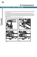 Предварительный просмотр 18 страницы Yardworks 054-5775-8 Instruction Manual