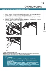 Предварительный просмотр 19 страницы Yardworks 054-5775-8 Instruction Manual