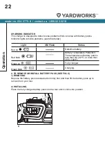 Предварительный просмотр 22 страницы Yardworks 054-5775-8 Instruction Manual