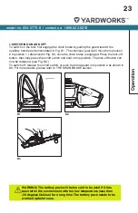 Предварительный просмотр 23 страницы Yardworks 054-5775-8 Instruction Manual