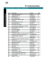 Preview for 22 page of Yardworks 055-0361-0 Instruction Manual