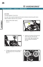 Preview for 26 page of Yardworks 060-0608-2 Operator'S Manual