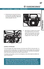 Preview for 37 page of Yardworks 060-0608-2 Operator'S Manual