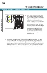 Preview for 50 page of Yardworks 060-0608-2 Operator'S Manual