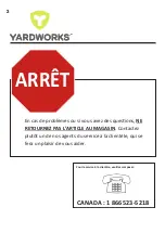 Preview for 2 page of Yardworks 060-1330-4 Instruction Manual