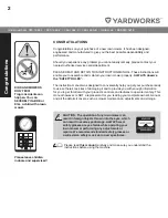 Preview for 2 page of Yardworks 060-1662-4 Instruction Manual