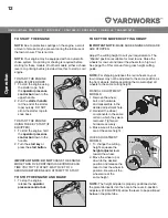 Preview for 12 page of Yardworks 060-1662-4 Instruction Manual