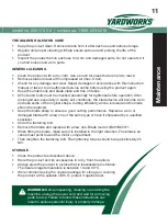 Preview for 11 page of Yardworks 060-1700-4 Instruction Manual