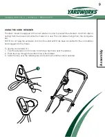 Предварительный просмотр 9 страницы Yardworks 060-1721-4 Instruction Manual