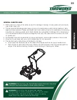 Предварительный просмотр 23 страницы Yardworks 060-1721-4 Instruction Manual