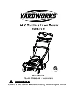 Preview for 1 page of Yardworks 060-1778-0 Owner'S Manual