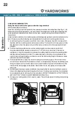 Preview for 22 page of Yardworks 060-1980-6 Instruction Manual