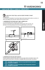 Предварительный просмотр 11 страницы Yardworks 060-1983-0 Instruction Manual