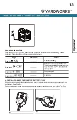 Предварительный просмотр 13 страницы Yardworks 060-1983-0 Instruction Manual