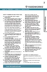 Предварительный просмотр 31 страницы Yardworks 060-1983-0 Instruction Manual