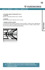 Предварительный просмотр 39 страницы Yardworks 060-1983-0 Instruction Manual