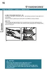 Предварительный просмотр 40 страницы Yardworks 060-1983-0 Instruction Manual