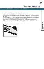 Предварительный просмотр 41 страницы Yardworks 060-1983-0 Instruction Manual