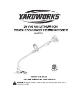 Preview for 1 page of Yardworks 060-2294-4 Owner'S Manual