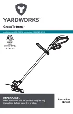 Yardworks 060-2342-0 Instruction Manual preview