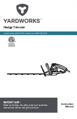 Preview for 1 page of Yardworks 060-2372-8 Instruction Manual