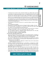 Предварительный просмотр 7 страницы Yardworks 060-2374-4 Instruction Manual