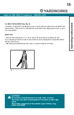 Preview for 15 page of Yardworks 060-2392-0 Instruction Manual