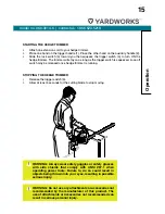 Preview for 15 page of Yardworks 060-3014-6 Instruction Manual