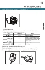 Preview for 13 page of Yardworks 060-3097-8 Instruction Manual