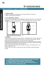 Предварительный просмотр 14 страницы Yardworks 060-3097-8 Instruction Manual