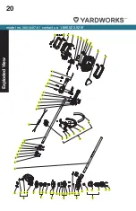 Предварительный просмотр 20 страницы Yardworks 060-3097-8 Instruction Manual