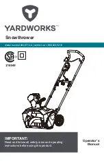 Preview for 1 page of Yardworks 060-3714-0 Operator'S Manual