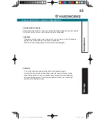 Предварительный просмотр 23 страницы Yardworks 060-3772-0 Instruction Manual