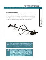 Предварительный просмотр 17 страницы Yardworks 060-3808-8 Operator'S Manual