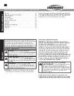 Preview for 22 page of Yardworks 060-3893-2 Instruction Manual