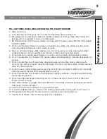 Preview for 9 page of Yardworks 060-3999-2 Instruction Manual