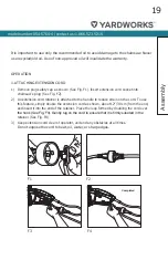 Предварительный просмотр 19 страницы Yardworks 14 A Instruction Manual