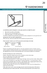 Предварительный просмотр 29 страницы Yardworks 14 A Instruction Manual