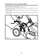 Предварительный просмотр 20 страницы Yardworks 270-1115 Operator'S Manual