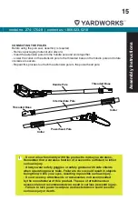 Preview for 15 page of Yardworks 274-1754-8 Instruction Manual