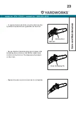 Preview for 23 page of Yardworks 274-1754-8 Instruction Manual